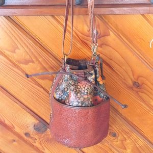 Brahmin, small Crossbody Bucket Bag